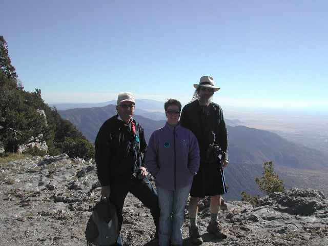 Kilted atop Sandia Peak
