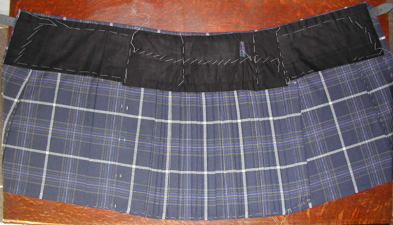Inside the x marks kilt