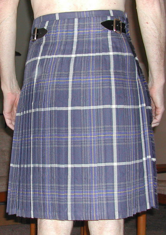 X Marks kilt rear